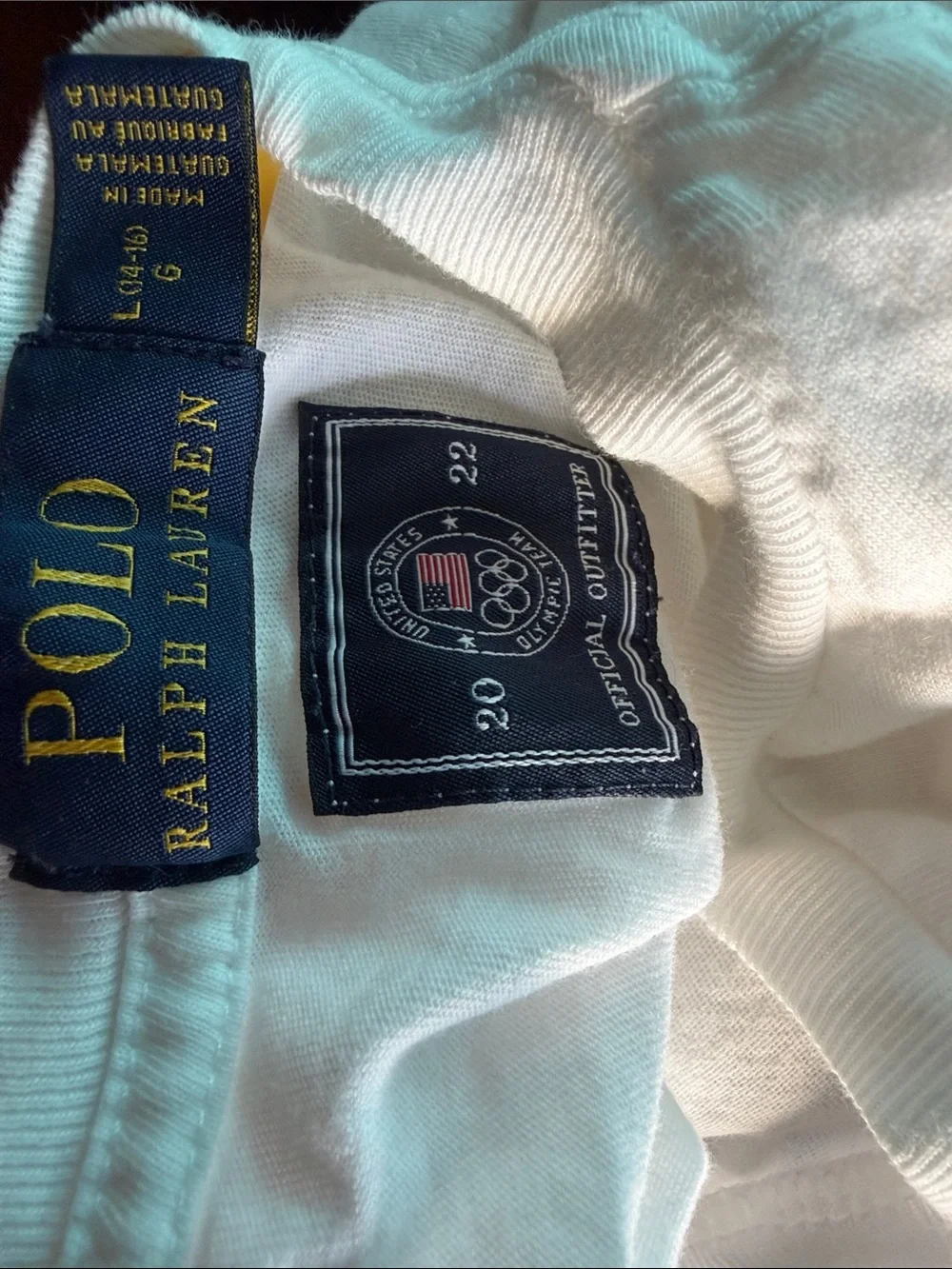 Polo by Ralph Lauren White Team USA Graphic Tee